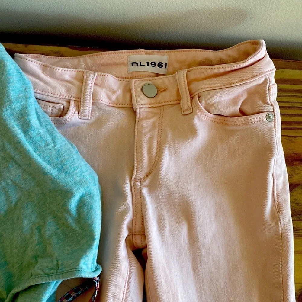 Appaman Tank 7 and DL1961 Chloe Pink Ankle Jeans 7
